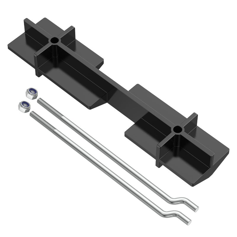 Drive-up Golf Cart Battery Hold Down Plate with rods kit for EZGO 1994-up 70045G01, 01101-G01 (1 Pcs Hold Down Plate and Rod Kit) - Image 1